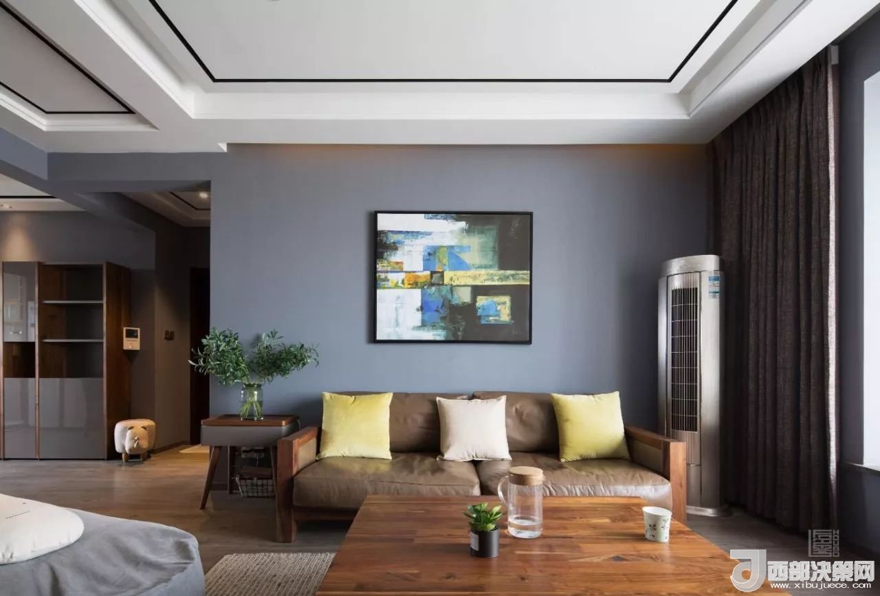 沙發(fā)背景墻選對裝飾畫，才能美了整個客廳空間！