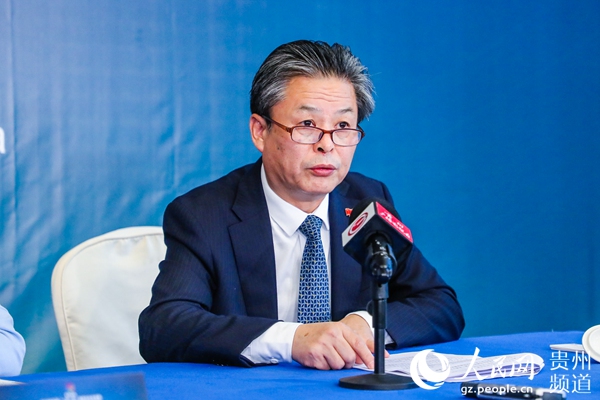 中國-東盟中心秘書長陳德海。吳少飛 攝